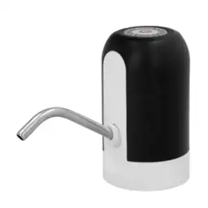 Pompa electrica pentru apa, dispenser automat pentru bidon, reincarcabila USB, cu tub din silicon si teava din inox