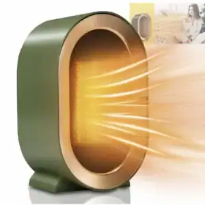 Aeroterma electrica portabila, 1200W, incalzire rapida, design compact, pentru dormitor, birou si spatii interioare