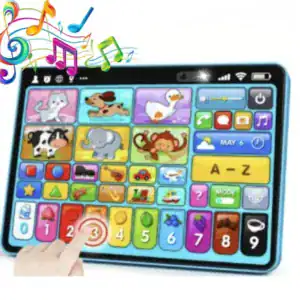 Tableta interactiva educativa FiveStar copii – sunete, alfabet, numere si muzica