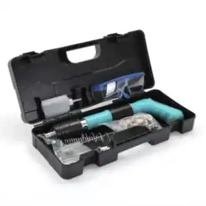 Pistol cuie manual reglabil 5 trepte, cu 100 cuie incluse, pentru beton, lemn si metal – Unibox